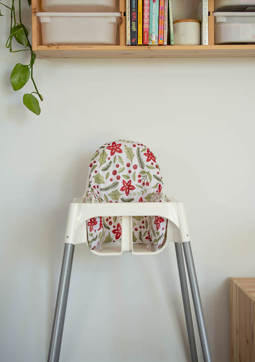 Highchair Cushion Cover - Merry and Bright