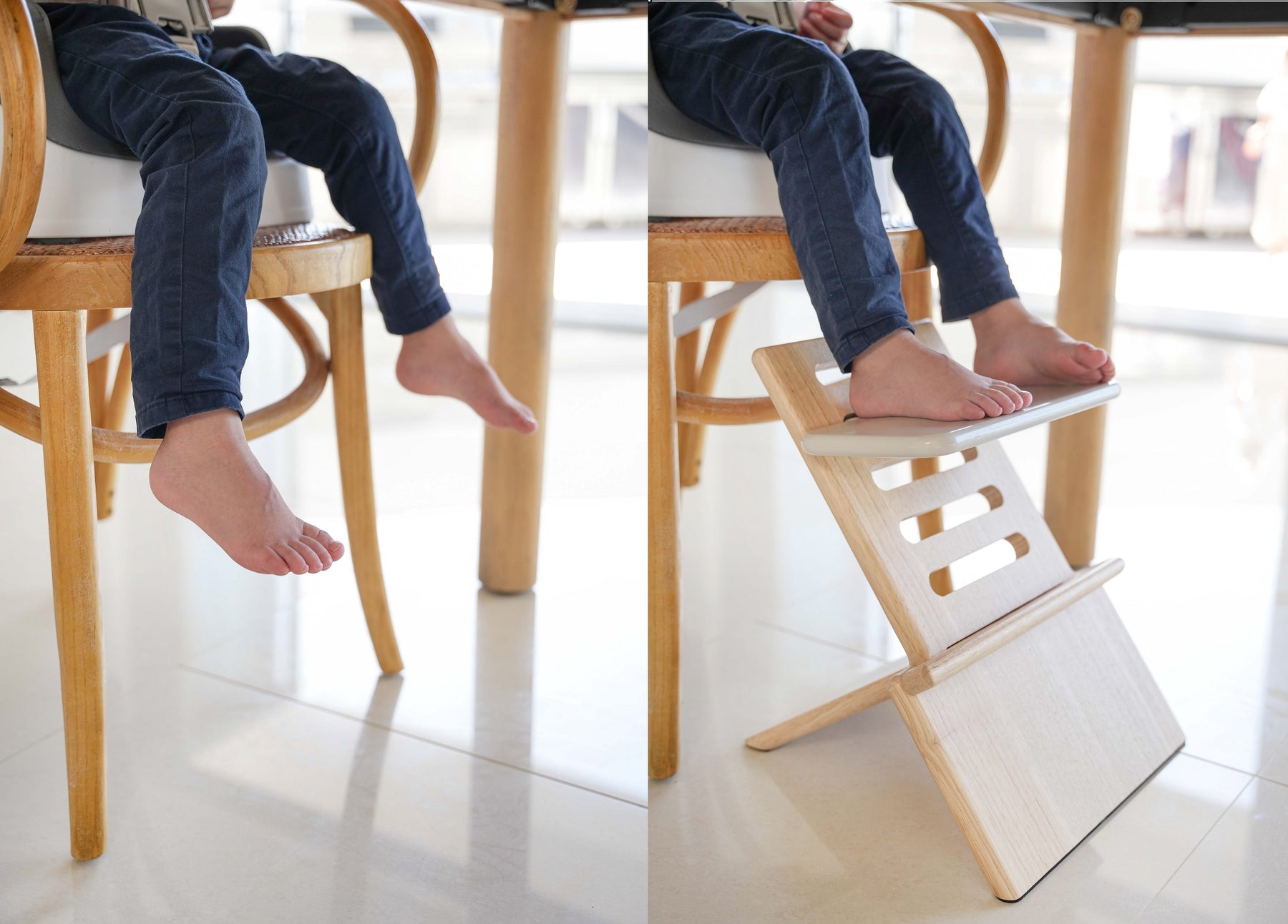 Home of the Footsi. Portable, height adjustable footrest for the
