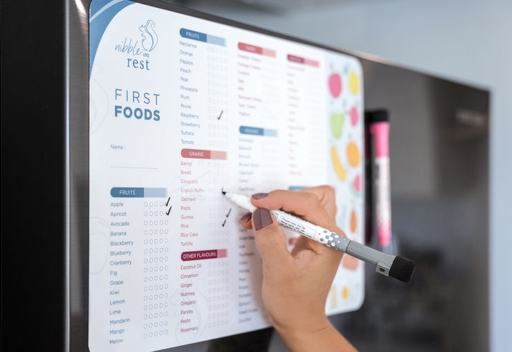 First Foods Tracker - Fridge Magnet